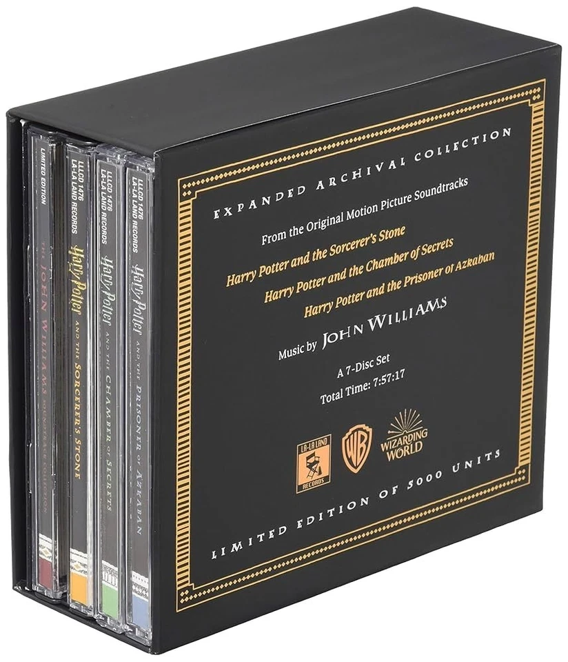 Harry Potter John Williams CD Soundtrack Collection 7-Disc La-La-Land SOLD OUT - Image 3 of 3