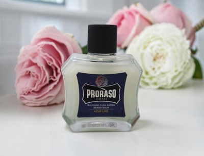 Proraso Single Blade Beard Balm Azur Lime 3.4 Fl Oz OPEN BOX