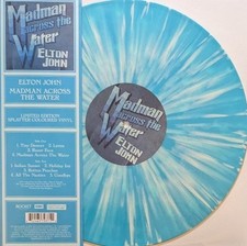Elton John - Madman Across the Water LIMITED Blue & White Splatter Vinyl LP NEW! Elton John - Madman Across the Water LIMITED Blue & White Splatter Vinyl LP NEW!