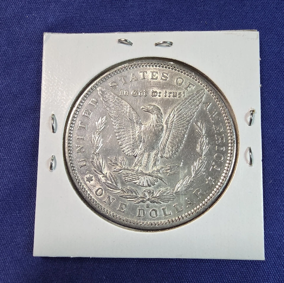 Dólar de plata Morgan 1891-S Foto 2 de 4