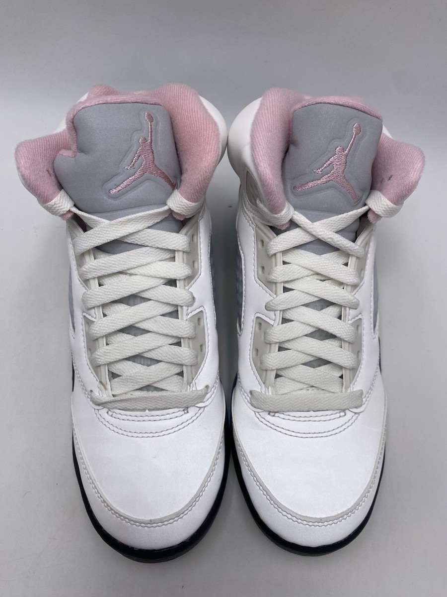 Nike Air Jordan 5 Retro OG (GS) White Soft Pink Black HQ7980 102
