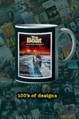 Das Boot 11 Unzen Tasse mit dem Namen des Hauptdarstellers | Film Memorabilia | einzigartiges Design