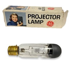 GE CAX Projector Lamp 50W 120V NOS Made USA Vintage Bulb
