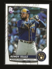2023 Topps Big League Rowdy Tellez  Base Card Milwaukee Brewers (#109)