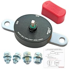 ON/Off Battery Disconnect Switch 12V-48V 300A Side Post Battery Disconnect GM