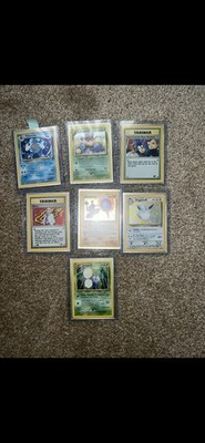 Pokémon TCG 7 Card Lot Wizards of the Coast Neo Genesis Base Set Team Rocket