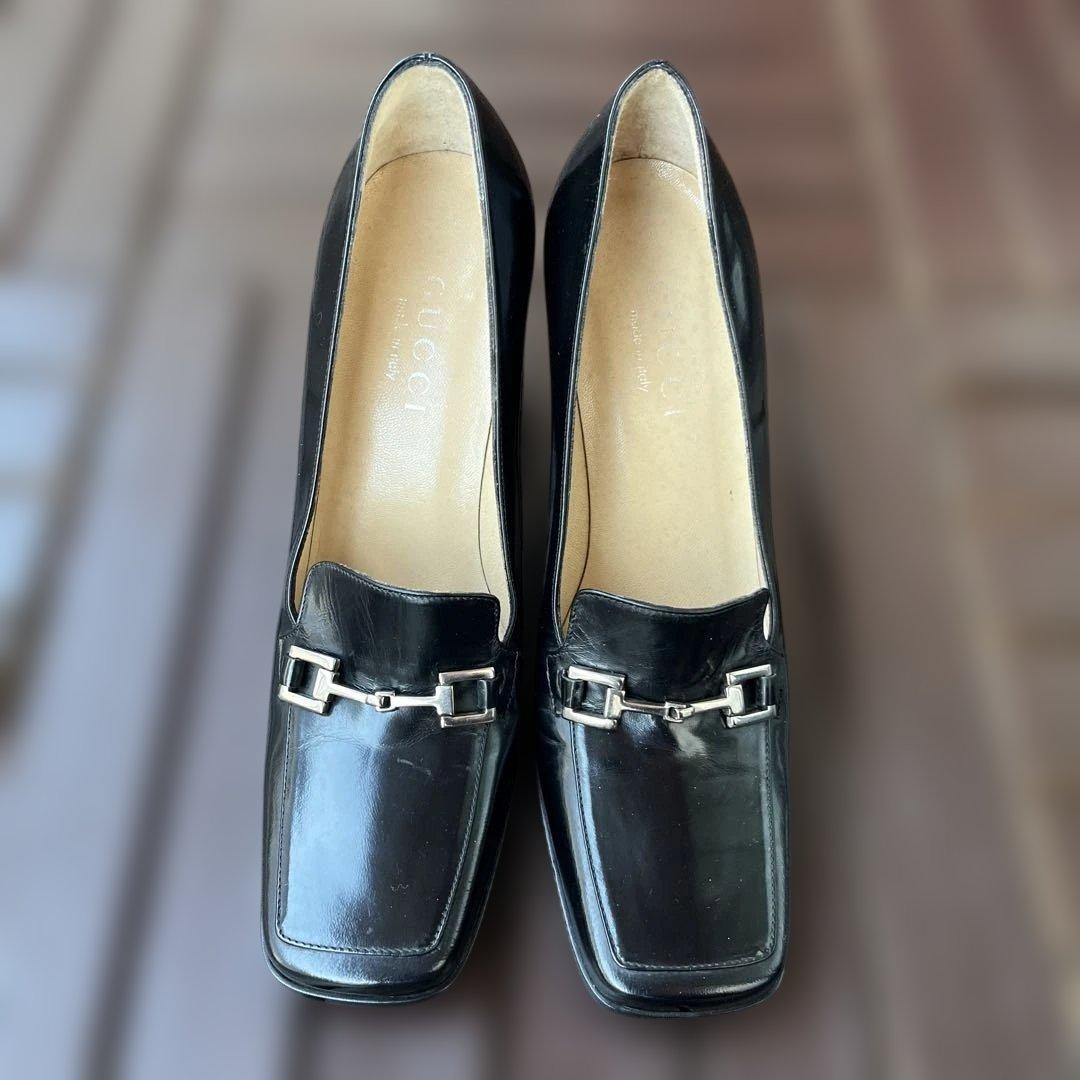 Gucci Pumps Heel Black Leather Size 36 US About6 For Women thumbnail 18