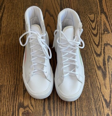 Puma Womens Kaia Mid Irisistable 385414-01 White Casual Shoes Sneakers Size 9