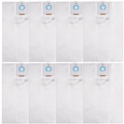 8 Pack 496187 Selfclean Filter Bags for Festool CT 26, CTL 26, CTM 26