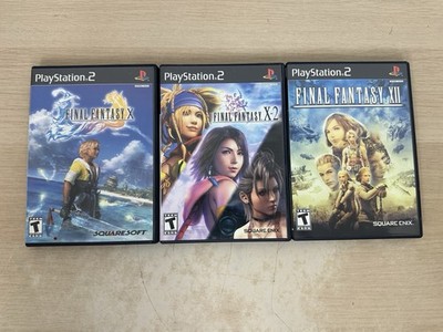 Final Fantasy X, X-2,  XII - PS2 Original Black Label CIB Complete w/ Reg. Cards