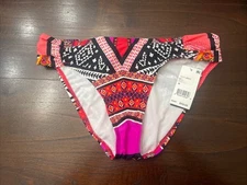 Kenneth Cole Multicolor Geo-Print Hipster Bikini Bottom Separates Size MED 276