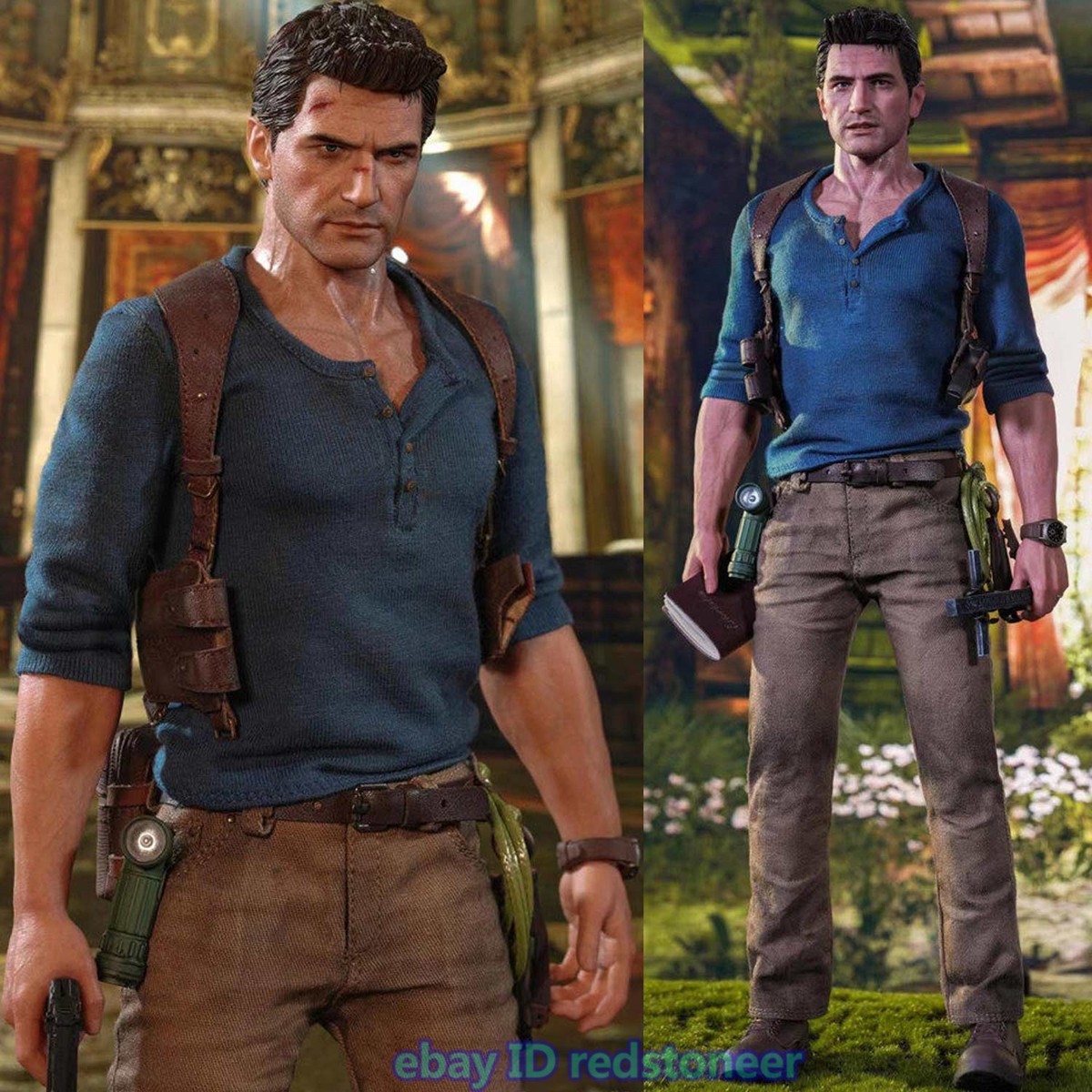 1/6 LIMTOYS アンチャーテッド ネイサンベレッタM8000クーガー Limtoys Uncharted Nathan Drake 1/6 Male Action Figure Model