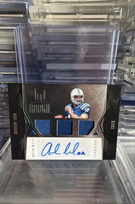 2012 Panini Momentum - Rookie Signatures RPS Andrew Luck #101 /399 (AU, MEM, RC)