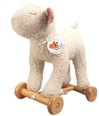 EGMONT TOYS Nachziehtier Lamm Mary Nachziehspielzeug ca. 25x15x26 cm 1+ Jahren