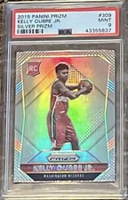 2015-16 Panini Prizm Basketball Kelly Oubre Jr. Silver Rookie Card PSA Mint 9 RC. rookie card picture