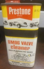 NOS Prestone Auto Smog Valve Cleaner