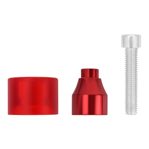 2x Protectores de Motor Barras de Choques 12mm Extremo Bolas Protector Rojo Para Harley - Imagen 17 de 17