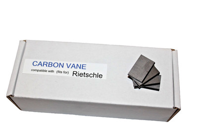 Carbon vane 522716 fits for Rietschle Thomas DTE 3, VTE 3, 25-16-3mm 4pcs