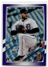 2021 Topps Chrome Update #USC71 Bryan Garcia Purple Detroit Tigers