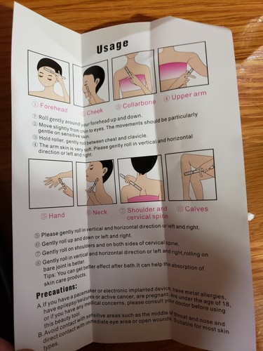 RODILLO DE MASAJE FACIAL COSMEDIX ROSTRO Y CUERPO PÚRPURA - Imagen 4 de 4