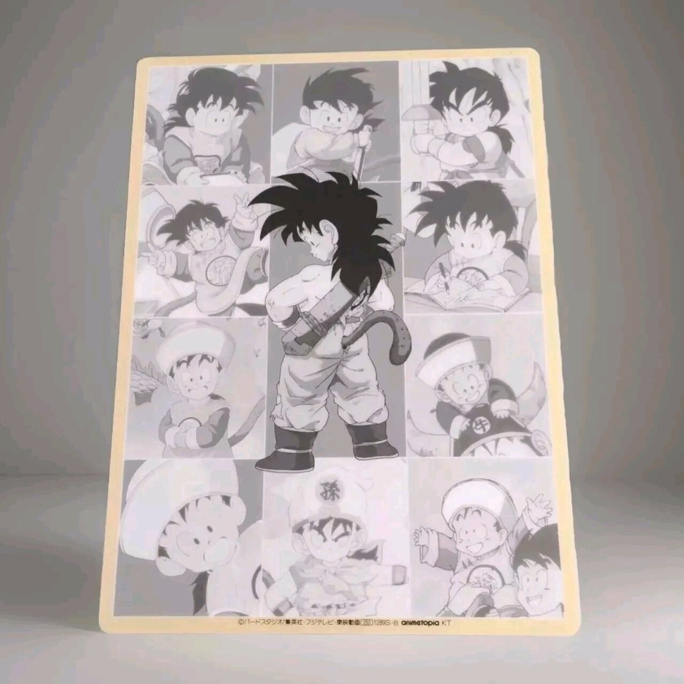 Japanese Retro Stationery"Celluloid Desk Pad with Dragon Ball Anime