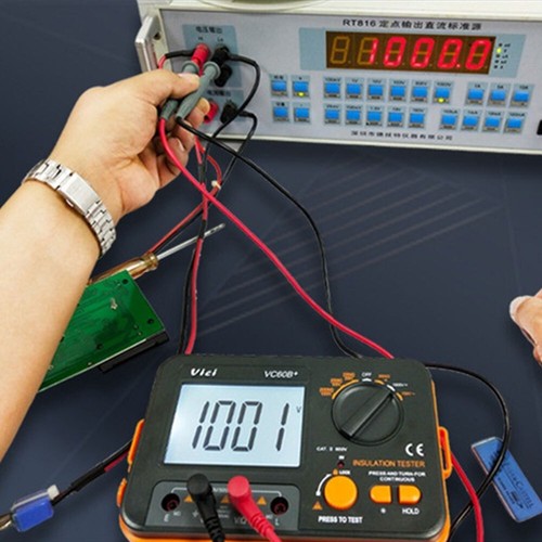 VC60B+ Digital Insulation Resistance Tester Megger Meters Tools 1000V 0.1~2000MΩ - Picture 8 of 12