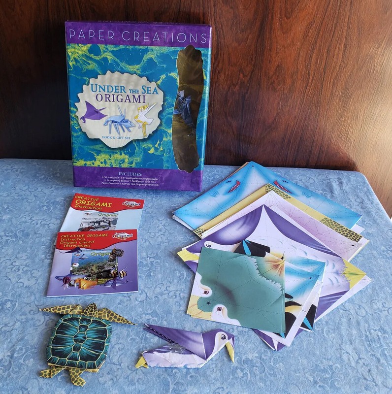 Under the Sea + Ocean Creatures Origami, instructions + paper folding crafts