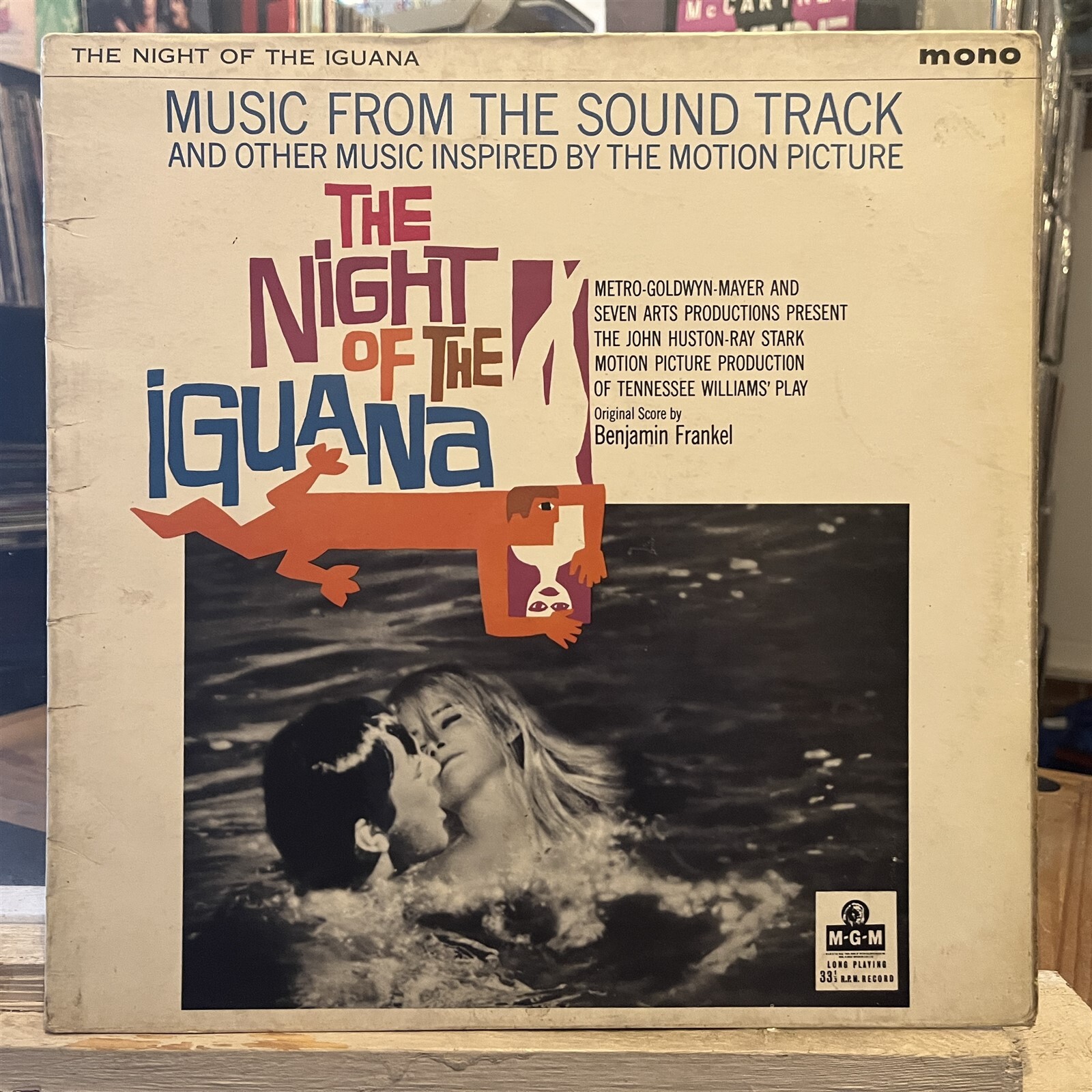 [OST]~EXC LP~The NIGHT OF THE IGUANA~Soundtrack~Benjamin Frankel~[1964~MGM]~UK~