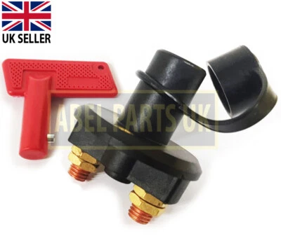 JCB PARTS -- BATTERY ISOLATOR SWITCH WITH KEY (PART NO. 701/20800, 701/20801)