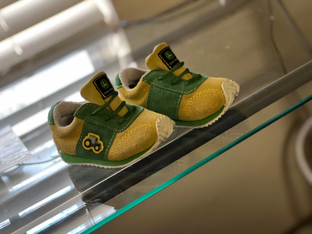 Size 4 John Deere Baby Tennis Shoes eBay