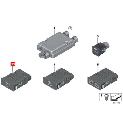 Hot Central Console Rear TYPE-C Socket One Port for Mini Cooper Clubman 2019-22