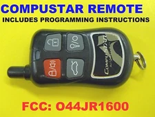 Aftermarket Compustar Keyless Remote Start FOB O44JR1600 1WAMR-1600 4 Button