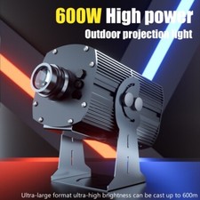 600W Custom Led Logo Gobo Projector for Business Rotating Advertising Waterproof