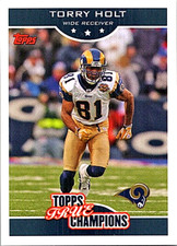 2006 Topps Football True Champions #18 Torry Holt Rams