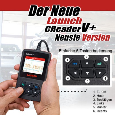 Launch C Reader V+ Diagnose Tester Scanner Für Volvo BMW Mercedes Kia Citroen