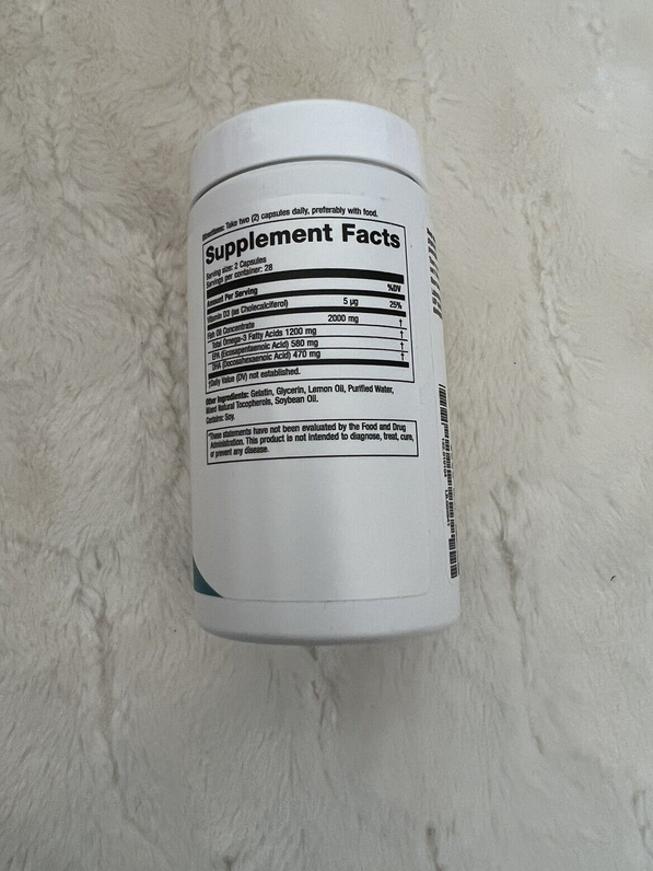 Sealed USANA Biomega Fish Oil 56 Capsules Highquality Ultrapure 07/25