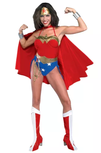 Justice League Wonder Woman Hero Adult Halloween Costume