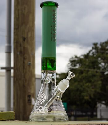 16'' Super Thick Quad Section 50MM Bong Pounder Beaker Hookah Water Pipe