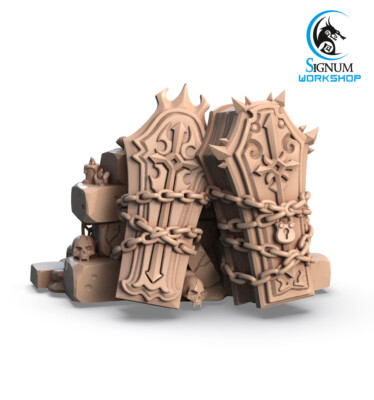 Scenery - Vampire Coffins - Signum Games - Fantasy Dungeons and Dragons Mini