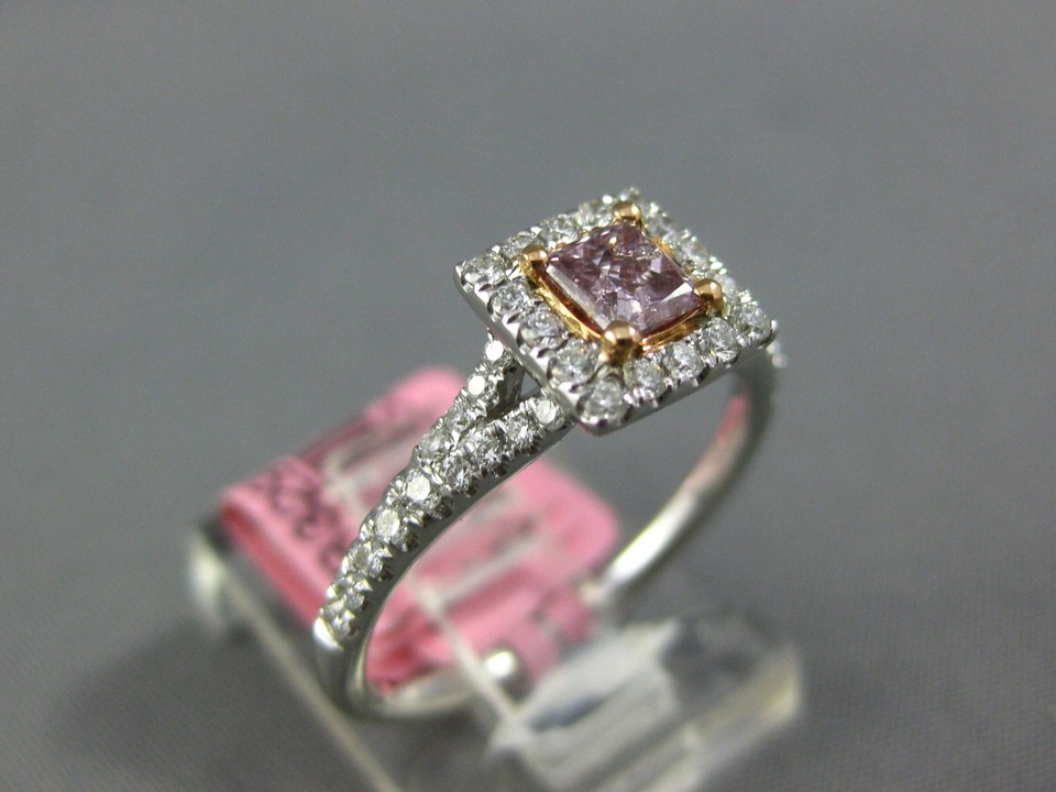 PINK CAVIAR 0.61ct Pink Diamond Ring in 18ct White & Rose Gold main image 0