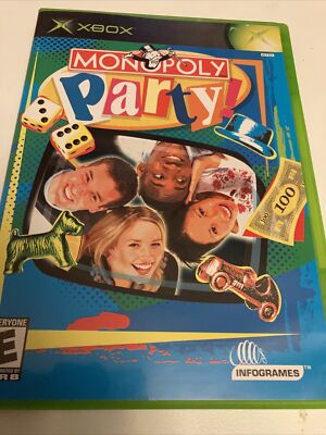 MONOPOLY PARTY GAME FOR ORIGINAL XBOX * TESTED