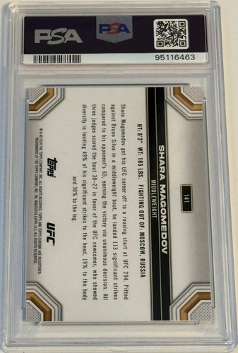 2024 Topps Chrome UFC #141 - Shara Magomedov - Prism Refractor - Picture 2 of 2