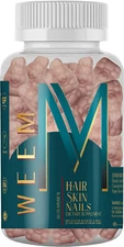 WEEM Biotin Gummies Faster Hair Growth & Stronger Nails Extra Strength 10,000mcg