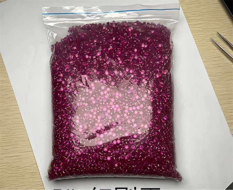 Wholesale High quality Round Cut Red Ruby Lab Created AAAA+ Loose Gems 500pcs - Image 3 of 4