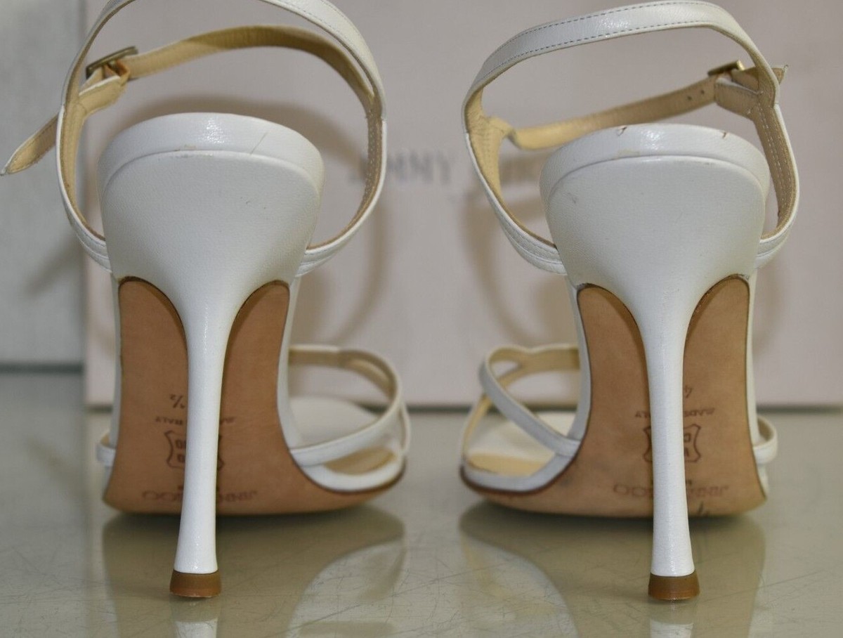 【関税込み】Jimmy Choo Sandals Jimmy Choo $985 Lang Gold Patent Leather Metallic Strappy