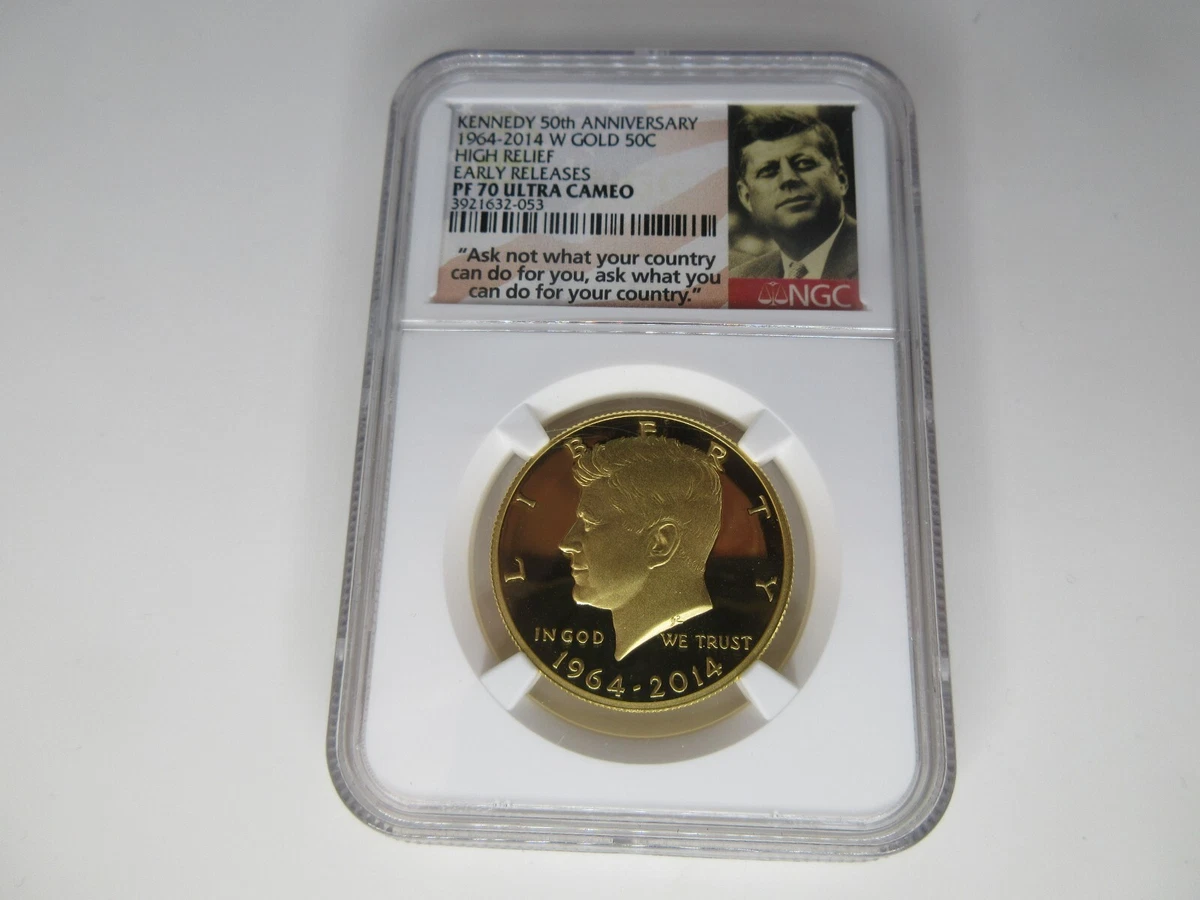 Gold NGC 2014 Kennedy US Half Dollars (1964-Now) for sale | eBay