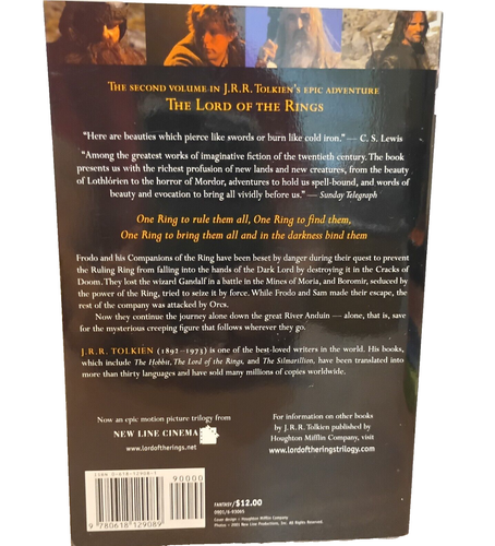 JRR Tolkien Lord Of The Rings 3 Volume Boxed Set 2001 Paperback Books - Picture 11 of 20