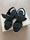 New $ 780. MARNI Black Glitter  Sandals  Size 37- 37.5 — photo 5