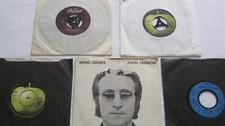 Job Lot, John Lennon/Yoko Ono 5 x 7" vinyl singles, reduced from £25.10 24/2/25