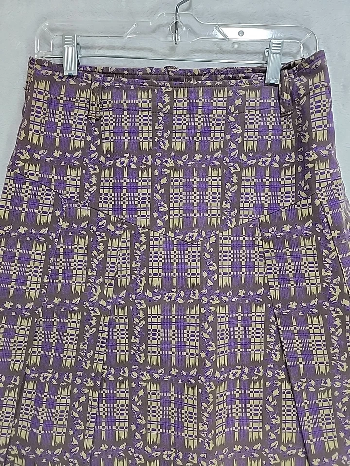 油性女式 34 码花卉紫色内衬裙 — 第 2/4 张图片